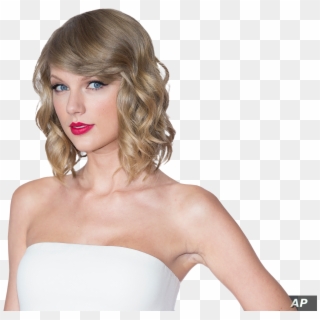 Pop Star Taylor Swift - Curl Style For Short Hair, HD Png Download