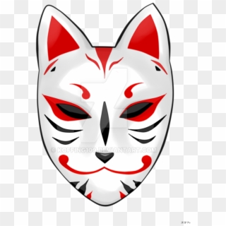 Japanese Kitsune Mask Drawing, HD Png Download