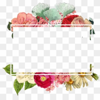 Flower Paper Logo - Flower Border Png Free, Transparent Png