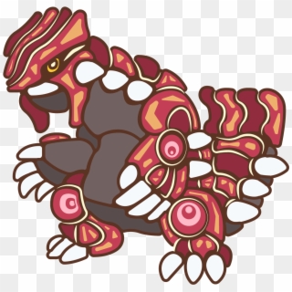 Groudon-sticker, HD Png Download