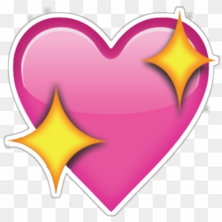 Pink Emoji Heart Png Clipart Image - Pink Emoji Heart Png, Transparent Png