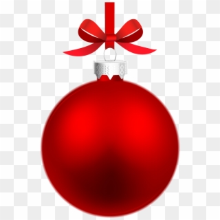 Transparent Red Sphere Png - Christmas Ornament, Png Download