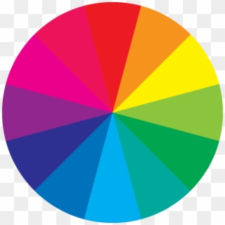 Color Wheel Drawing Graphic Design Gif - 12 Part Colour Wheel, HD Png Download