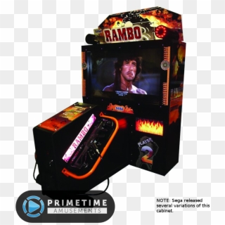 Rambo Deluxe Arcade Game By Sega - Rambo Video Game Sequel, HD Png Download
