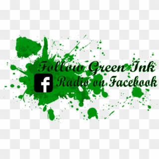Green Ink Radio Facebook - Ink Splatter Brush Free, HD Png Download