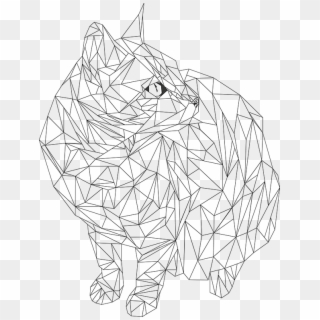 Geometric Drawings Animals Black And White - Geometric Animal, HD Png  Download - 2480x3508(#1541575) - PngFind