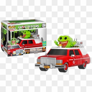 Funko Pop Ghostbusters Ecto 1 Red With Slimer Exclusive - Lego Ghostbusters 2016 Ecto 1, HD Png Download