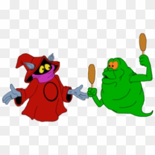 No Caption Provided - Slimer And Orko, HD Png Download