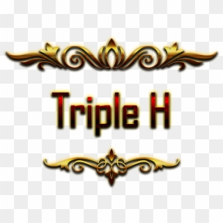 Triple H Decorative Name Png - Nazim Name, Transparent Png
