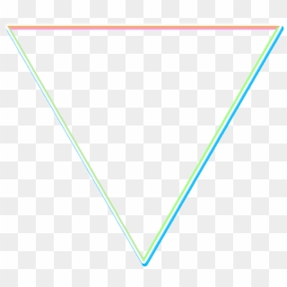 Triangle Colorful Border Abstract Lines Geometry, HD Png Download