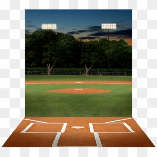3 Dimensional View Of - Baseball Field, HD Png Download