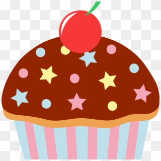 Cartoon Cupcake - Cupcake And Cake Cartoons, HD Png Download