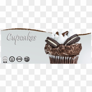 Banner-cupcakes - Cupcake, HD Png Download