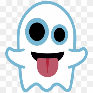Ghost Emoji Halloween - Halloween Emoticons, HD Png Download