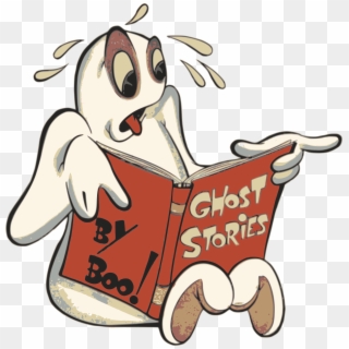 Big Image - Ghost Reading Clipart, HD Png Download