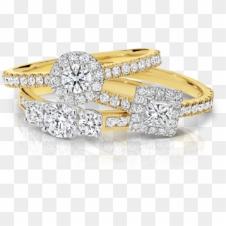 Wedding Rings - Diamond, HD Png Download