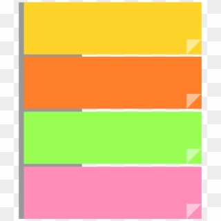 Colorful Sticky Notes Png, Transparent Png