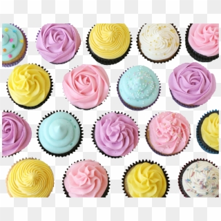 Cupcakes - Cute Pastel Cupcake Background, HD Png Download