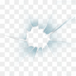 Broken Glass Image For Security Glass - Light, HD Png Download