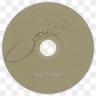 Selena Amor Prohibido Cd Disc Image - Cd, HD Png Download