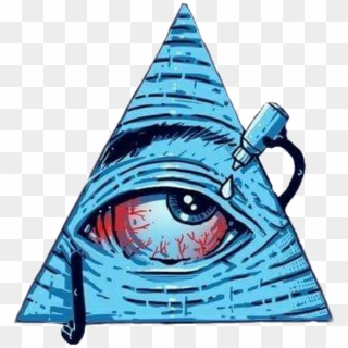 Iluminati Sticker - Illuminati Eye Transparent Background, HD Png Download