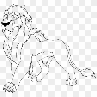 Best Hd Lion King Lioness Coloring Pages Images Coloring - Lion King Scar Drawings, HD Png Download