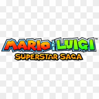 Mario And Luigi Superstar Saga Logo - Mario And Luigi Names, HD Png Download