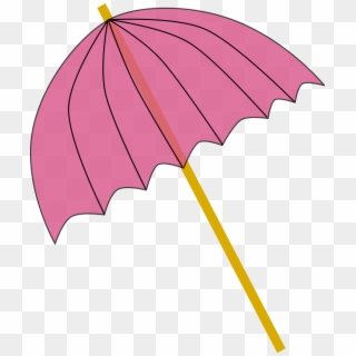 Umbrella / Parasol Pink Tranparent - Parasol Clipart, HD Png Download