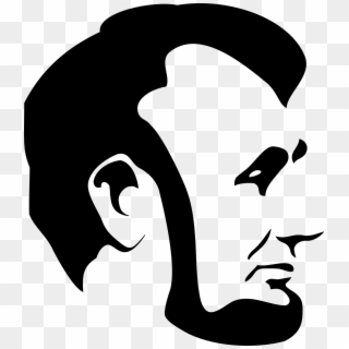 Abraham Lincoln 312314 - Abraham Lincoln Silhouette Clip Art, HD Png Download