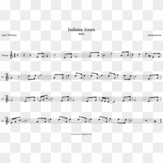 Indiana Jones Flute Music Score - Indiana Jones Nuty Na Trąbke, HD Png Download
