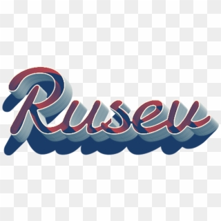 Rusev 3d Letter Png Name - Graphic Design, Transparent Png