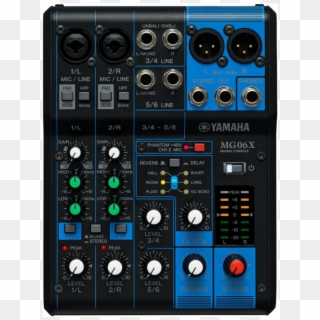 Yamaha 6 Channel Mixer - Mixer Yamaha Mg 6, HD Png Download