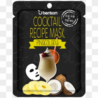 Cocktail Recipe Mask Pina Colada, HD Png Download
