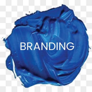 Services Blue Paint Buttons Branding - Buttercream, HD Png Download