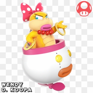 Wendy Koopa Clown Car, HD Png Download