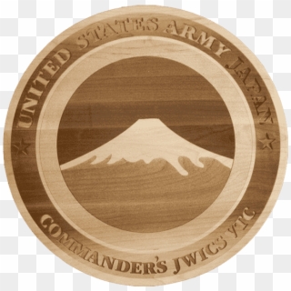 Custom Wood Engraving Of Us Army Mountain Division - Circle, HD Png Download