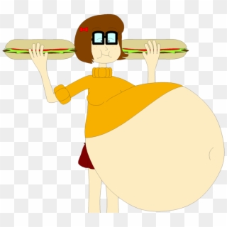 Sandwich Stuffing Velma By Angry - Cartoon, HD Png Download