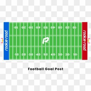 Football Goal Post - Football Field Lines, HD Png Download