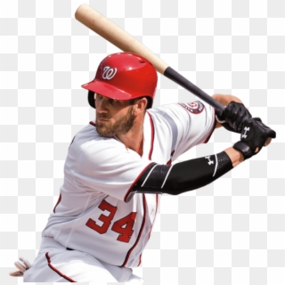 Bryce Harper No Background Clipart , Png Download - Bryce Harper Transparent Background, Png Download