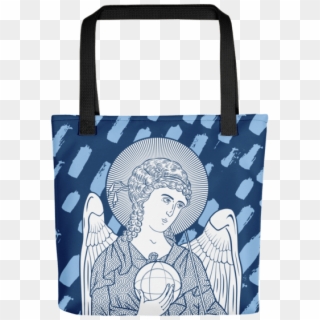 Saint Archangel Michael Blue Texture Version Tote Bag - Tote Bag, HD Png Download