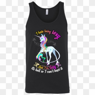 Unicorn I Hate Being Sexy But I M Gay As Hell So I - Sword Art Online Tank Top, HD Png Download