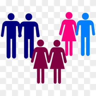 Gay Couple Png - Gay And Straight Couple, Transparent Png
