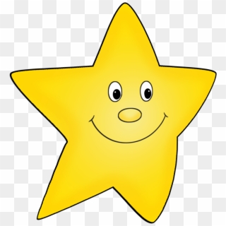 Flying Yellow Cartoon Star Drawing - Cartoon Star Clipart Png, Transparent Png