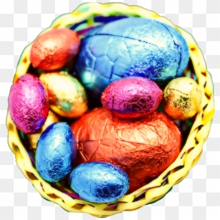 Premium PSD  Easter egg bunch of colorful eggs on transparent background  png clipart