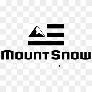 Mount Snow Logo Black And White - Mount Snow, HD Png Download
