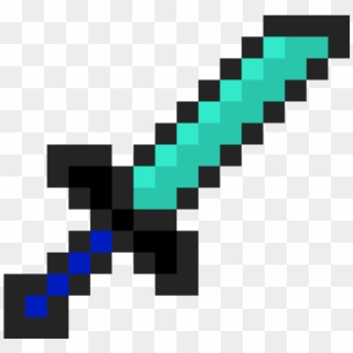 Minecraft Diamond Sword Minecraft Stone Sword Pixel Art Hd Png Download 10x10 Pngfind