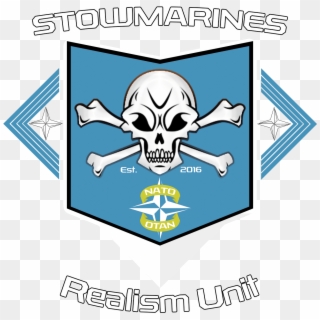 The Stowmarines Nato, Arma 3 Combined Arms Realism - Skull And Crossbones Clip Art, HD Png Download