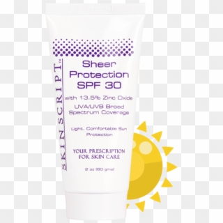 Skin Script Sheer Protection Sunscreen Spf30 - Cosmetics, HD Png Download