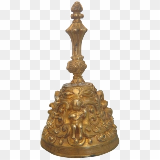 Vienna Gilt Bronze Dinner Bell, Turn Of 20th Century - Antique, HD Png Download