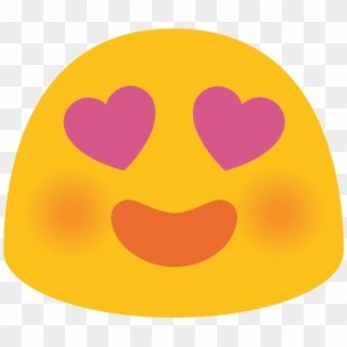 Transparent Smile Emoji Png - Google Heart Eyes Emoji, Png Download